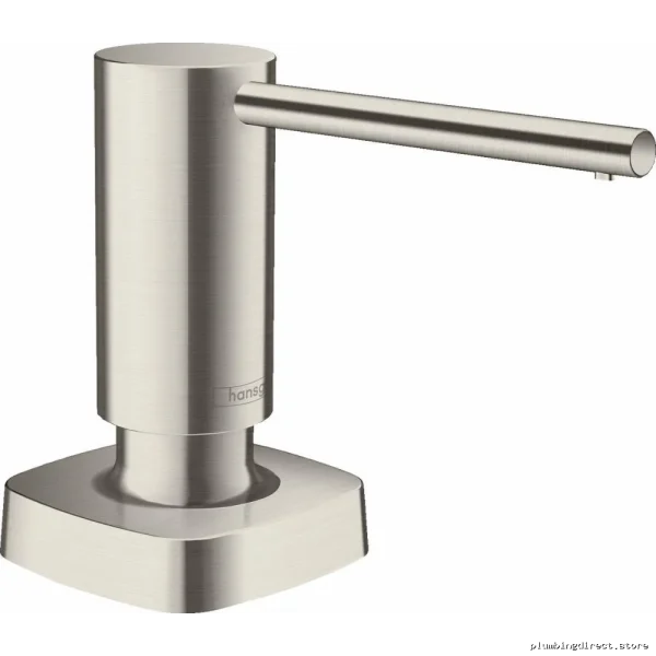Hansgrohe Metris Modern Stainless Steel Soap Dispenser Model #40468801 - Image 2