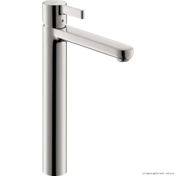 Tall Single Hole Bathroom Faucet - Chrome Hansgrohe Metris S