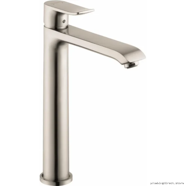 Hansgrohe Metris Vessel Sink Faucet w/Pop-Up Drain - Brushed Nickel - Image 2