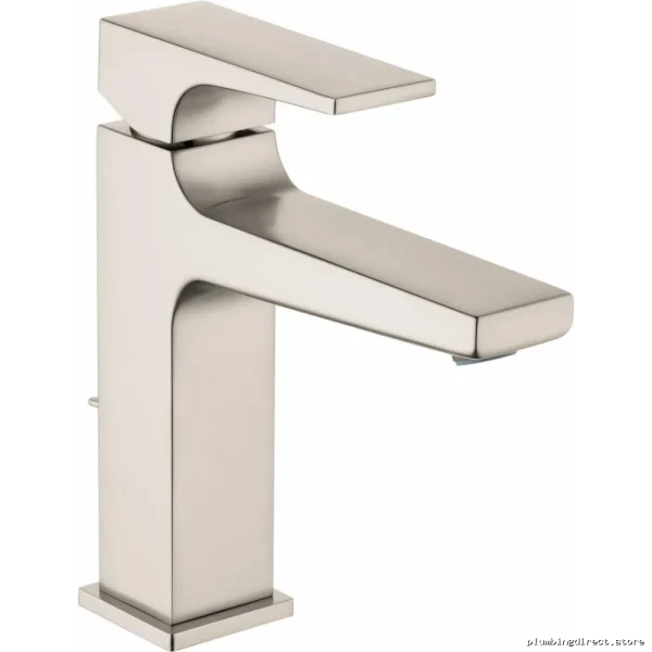Hansgrohe Metropol 110 Single-Hole Bathroom Faucet with Pop-Up Drain, Brushed Nickel