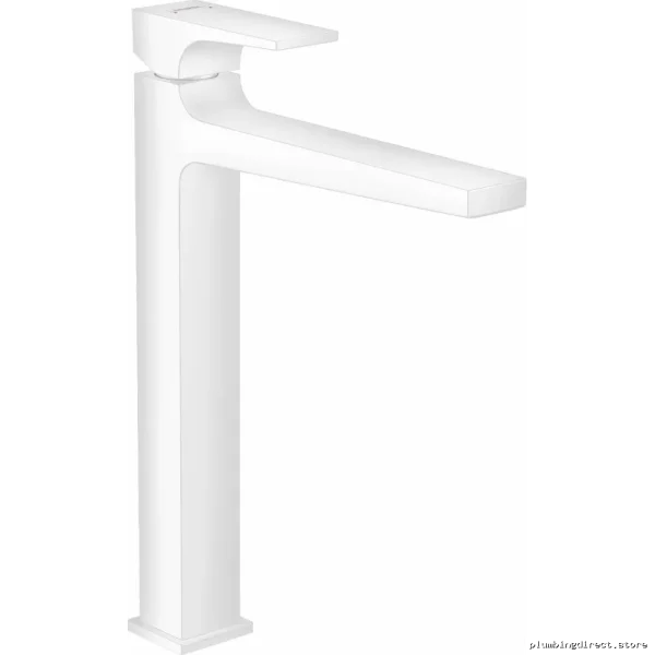 Hansgrohe Metropol 260 Vessel Sink Faucet - Matte White Bathroom Fixture 32513701 - Image 2