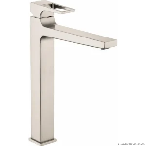 Metropol 260 Vessel Sink Faucet - Brushed Nickel Durable Hansgrohe