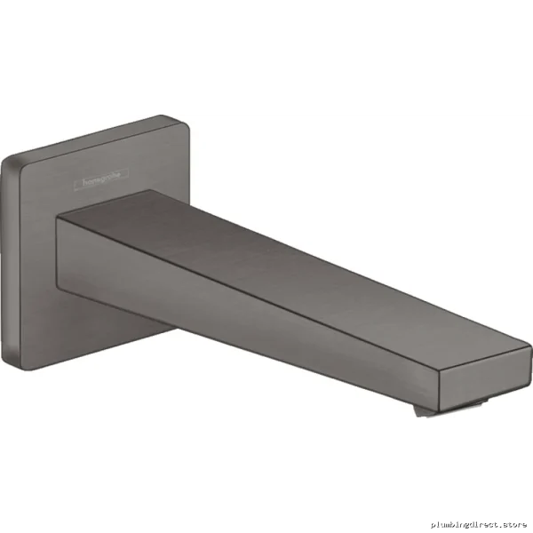Hansgrohe Metropol Luxury Tub Faucet Spout Brushed Black Chrome Finish