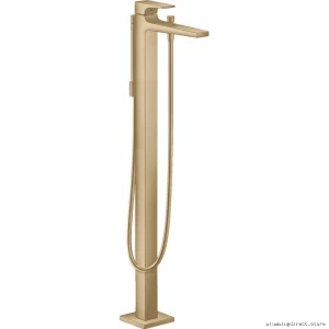 Hansgrohe Metropol Freestanding Tub Filler Kit w/Handheld Shower in Brushed Bronze