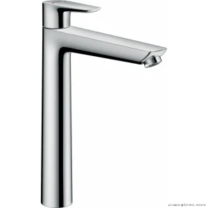 Chrome Single-Hole Bathroom Faucet No Pop Up - Hansgrohe Modern