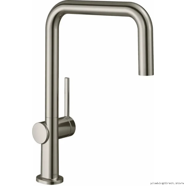 Hansgrohe Modern Stainless Steel Kitchen Faucet with Optic Finish