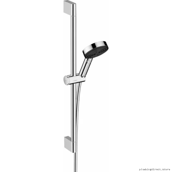 Hansgrohe Pulsify Select S 105 Chrome Hand Shower with Slide Bar 3 Spray Modes