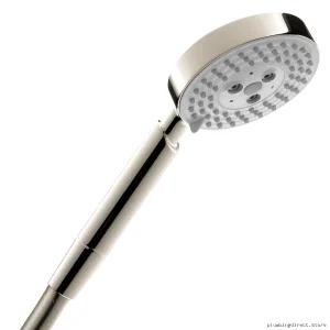 Hansgrohe Polished Nickel Raindance 3-Jet Handheld Shower Head S 100