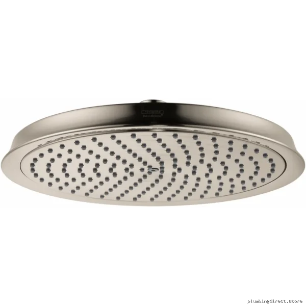 Hansgrohe Raindance Classic 240 Brushed Nickel Shower Head - Single Function