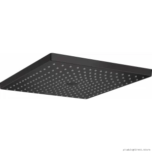 Hansgrohe Raindance E 300 Matte Black Showerhead - Single Spray Pattern