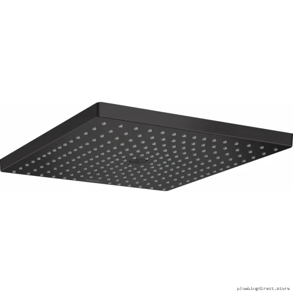 Hansgrohe Raindance E 300 Matte Black Showerhead - Single Spray Pattern