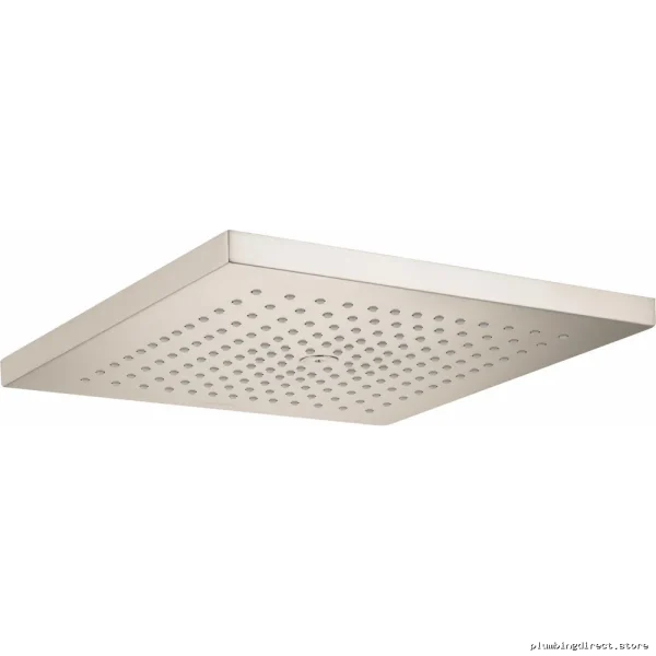 Hansgrohe Raindance E300 Single-Function Shower Head with Modern Design - Brushed Nickel Finish