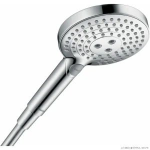 Hansgrohe Raindance S 120 Chrome 3-Function Handheld Shower for Luxury Bathing