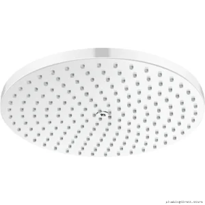 Powerful Raindance S 240 Matte White Shower Head - Modern Design by Hansgrohe