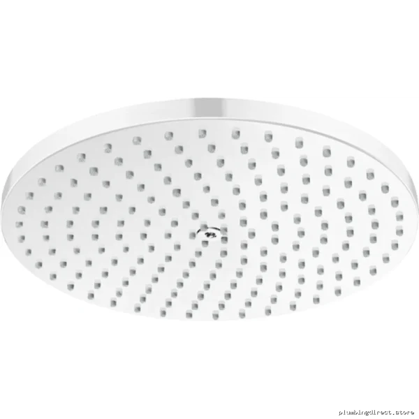 Powerful Raindance S 240 Matte White Shower Head - Modern Design by Hansgrohe