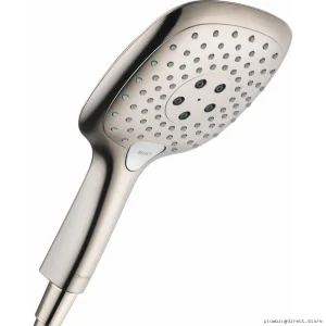Hansgrohe Raindance Select E 150 Brushed Nickel 3-Function Handheld Shower
