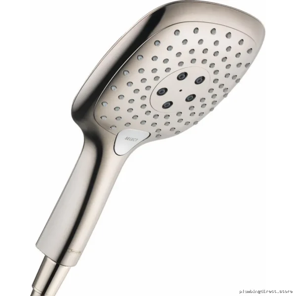 Hansgrohe Raindance Select E 150 Brushed Nickel 3-Function Handheld Shower