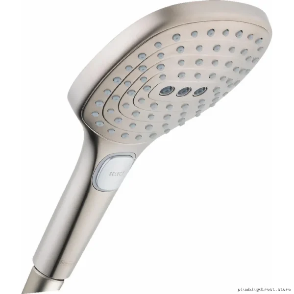 Hansgrohe Raindance Select E120 3-Spray Handheld Showerhead Brushed Nickel