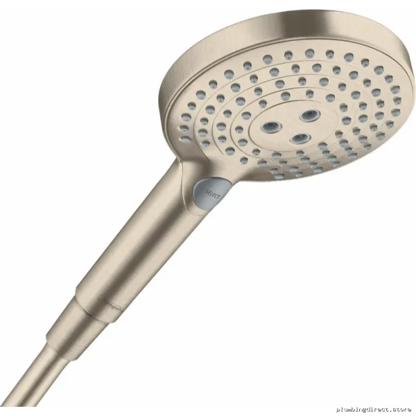 Hansgrohe Raindance Select S 120 Brushed Nickel 3-Function Handheld Shower - Image 2