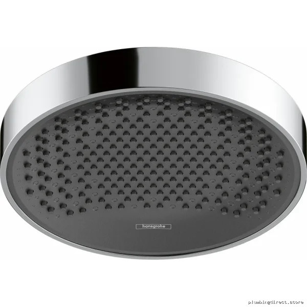 Hansgrohe Rainfinity Single Function Chrome Shower Head Simplified Easy Clean Design