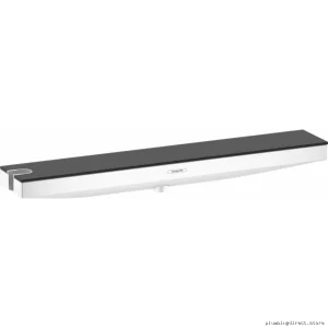 Hansgrohe Rainfinity Matte White Wall Outlet with Shower Holder & Shelf