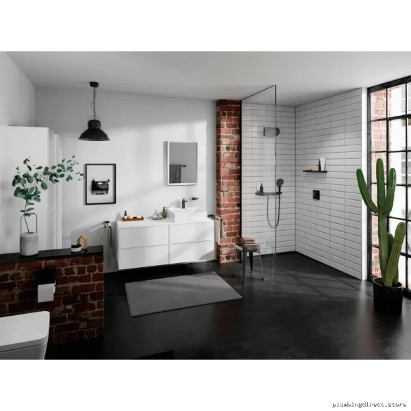 Hansgrohe Rainfinity Shower Head Model #WCMF-WallTrim/MatteBlack