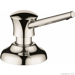 Hansgrohe Stainless Steel Soap Dispenser with Traditional Optic Design