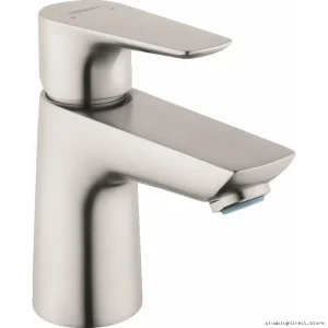 Hansgrohe Talis E80 Single Hole Bathroom Faucet with Pop-Up Drain - Brushed Nickel