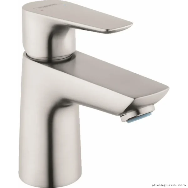 Hansgrohe Talis E80 Single Hole Bathroom Faucet with Pop-Up Drain - Brushed Nickel
