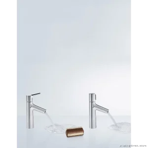 Hansgrohe Talis S 100 Chrome Bathroom Faucet Single Hole Pop-Up Drain Included