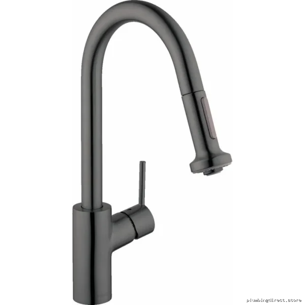 Hansgrohe Talis S Brushed Black Chrome Kitchen Faucet – Pull-Down Spray