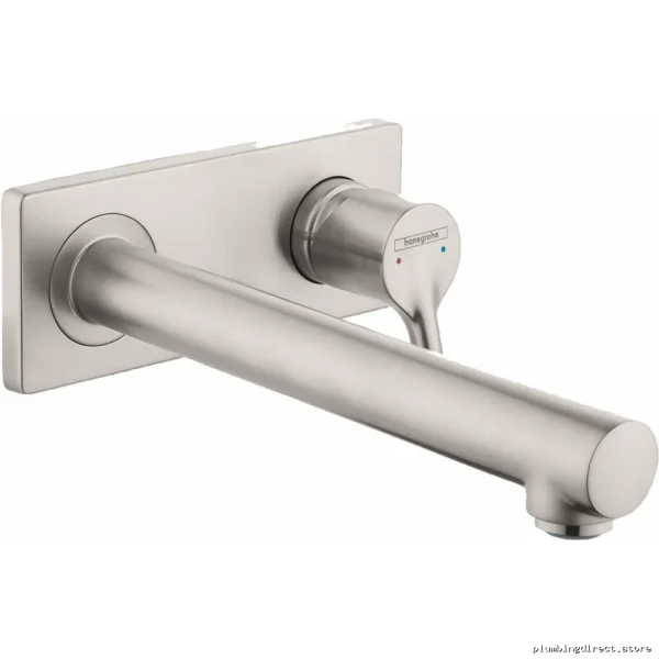 Hansgrohe Talis S Wall Mount Faucet Trim in Brushed Nickel