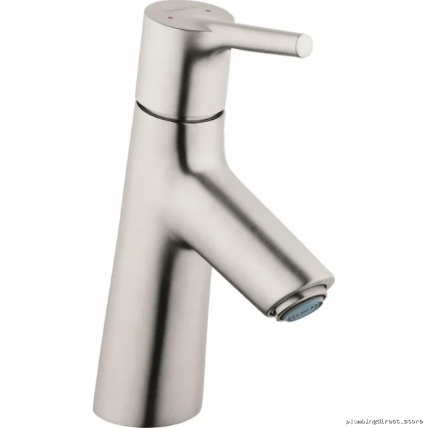 Hansgrohe Talis S 80 Brushed Nickel Single Lever Bathroom Faucet with Pop-Up Drain