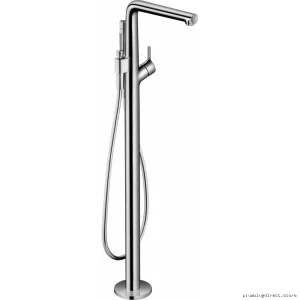 Hansgrohe Talis S Chrome FreeStanding Bathtub Fill With HandShower