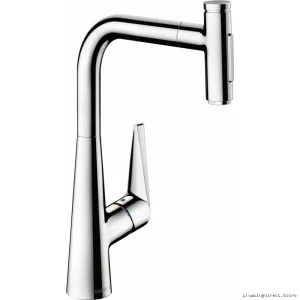 Talis Select S Kitchen Faucet with Pullout Spray - Chrome Hansgrohe 72823001