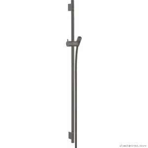 Hansgrohe Unica 36 Inch Brushed Black Chrome Wall Mounted Towel Bar