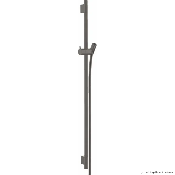 Hansgrohe Unica 36 Inch Brushed Black Chrome Wall Mounted Towel Bar