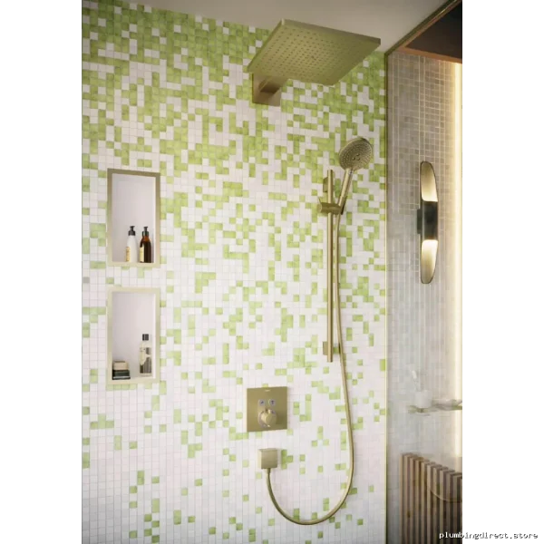 Hansgrohe Unica 36 Durable Brushed Bronze Wall Bar - Modern Bathroom Design - Image 2