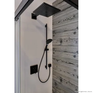 Hansgrohe Unica 36-Inch Matte Black Wall Mounted Towel Bar