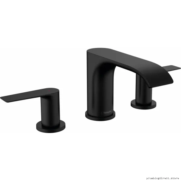 Hansgrohe Vivenis Widespread Bath Faucet with Pop-Up Drain & Matte Black - Image 2