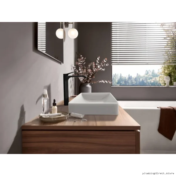 Vivenis Vessel Sink Faucet Set - Matte Black 75042671 by Hansgrohe - Image 2