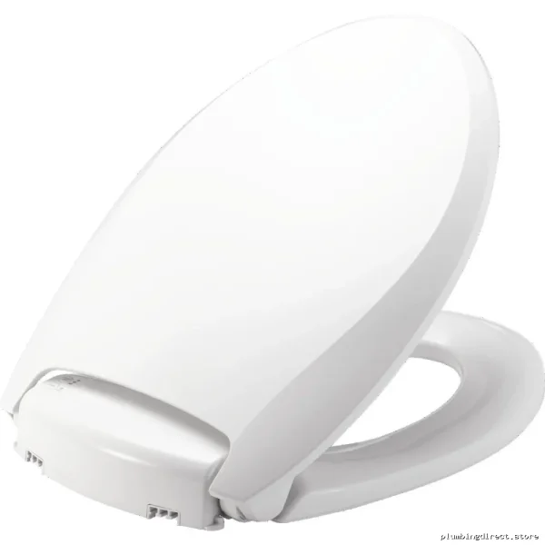 Bemis H1900NL White Heated Toilet Seat with iLumalight & Quiet-Close Lid