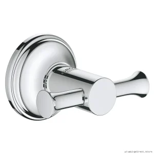 HeavyDutyChromeBathRobeHookbyGroh