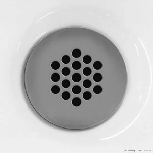 Heavy-Duty Grid Drain Strainer with Overflow Prevention - Chrome Finish Kalia AC1459-110