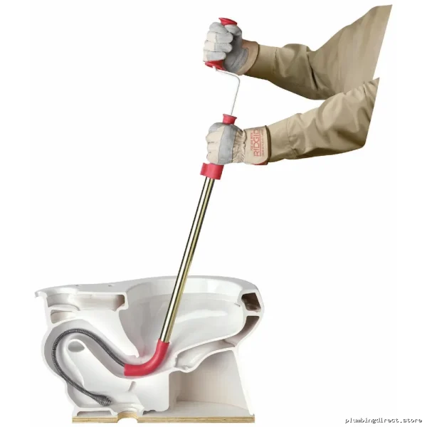 Heavy-Duty Ridgig K Series Toilet Snake – Professional Grade Clog Remover Model #59**
