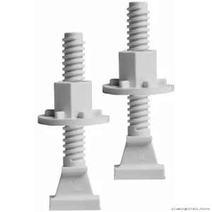 Heavy Duty Plastic Closet Bolts - Easy Installation Set