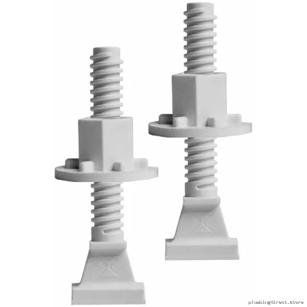 Heavy Duty Plastic Closet Bolts - Easy Installation Set