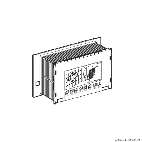 Heavy-Duty Plastic Mud Guard Protector Housing (Part 241.826.00.1) GEBERIT