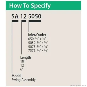 Rainbird A48030 Heavy-Duty Sprinkler Swing Assembly