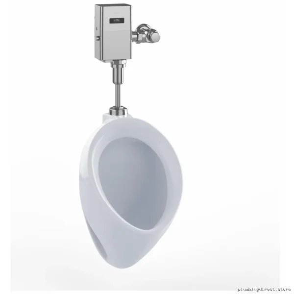 High-Efficiency Commercial .5GPF Urinal w/Top-Spuds & Cotton Finish